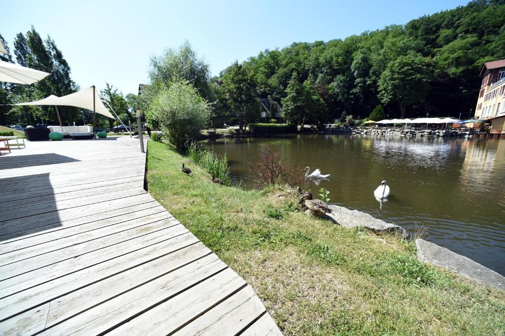 Hotel Les Rives Guebwiller Bagian luar foto